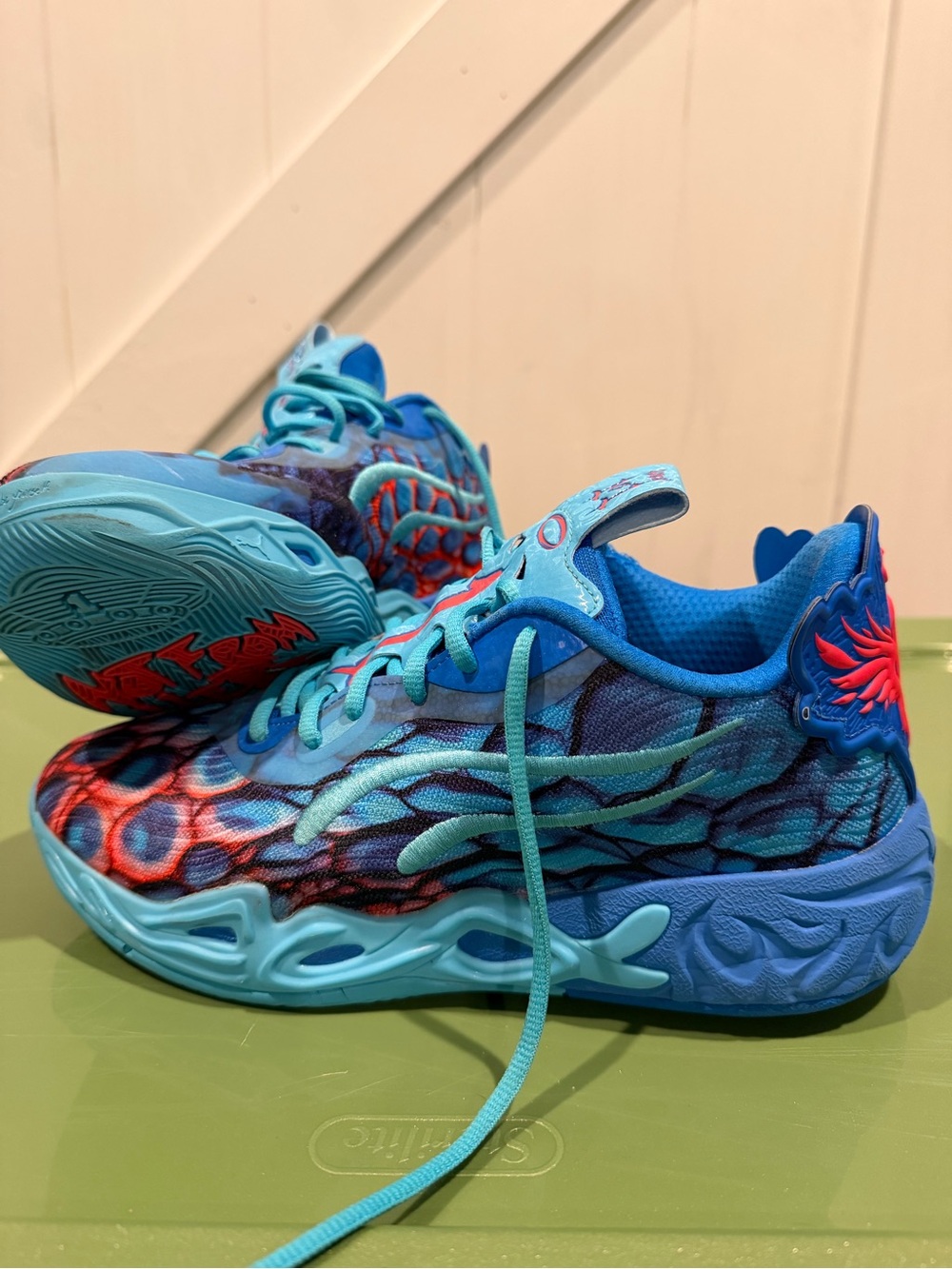 Blue Multi Athletic Sneakers - Vibrant Mesh Trainer